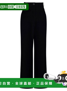 香港直邮KHAITE 女士 阔腿休闲裤 3105552W552 black黑色 舒适时