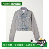 字母提花牛仔外套 1h可退 A90 艾克妮 女士 香港直邮Acne Studios