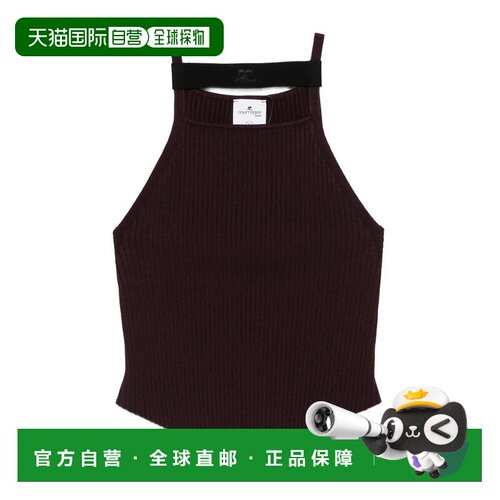 欧洲直邮COURREGES 女士T恤 326MTO550FI0001B259【付后1h可退】