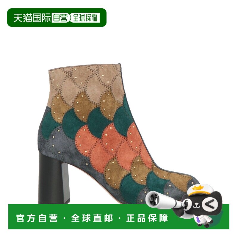 香港直邮Chloe 蔻依 女士 脚踝靴 green绿色 舒适时尚短靴女靴