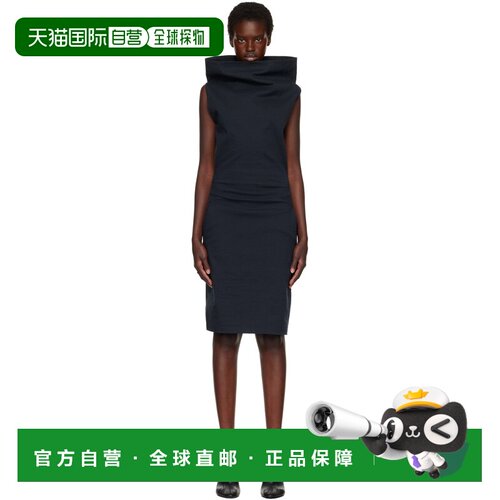 香港直邮Issey Miyake 三宅一生 女士 海军蓝 Allow 连衣裙 IM68F