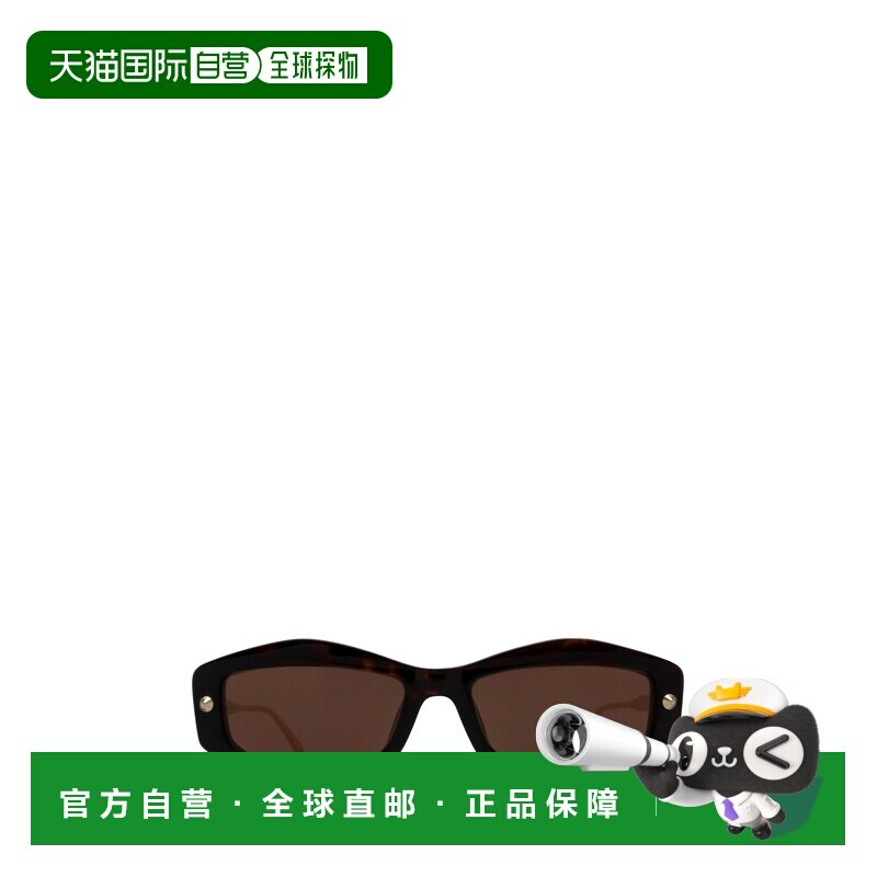 1h可退 香港直邮mcqueen 亚历山大 麦昆 女士 几何框太阳镜 AM048