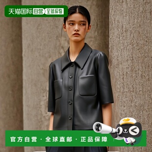 香港直邮Loewe 胸袋短袖皮夹克 S540Y30L44罗意威短款