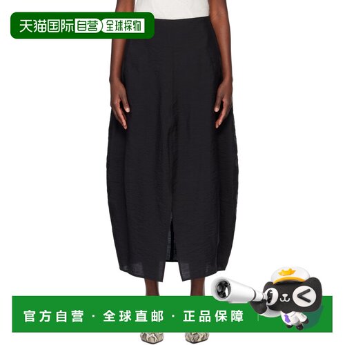 1h可退 香港直邮toteme 女士 黑色 Parachute 半身裙 252WRB0275F