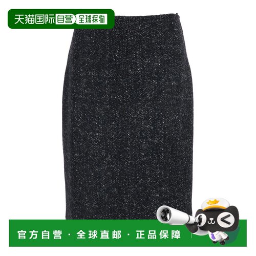 香港直邮The Row 后开衩半身裙中裙包臀裙 10492W【付后1h可退】