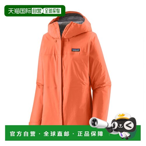 香港直邮Patagonia 女士户外风衣 1023226PEACHSHERBET CO 橙色