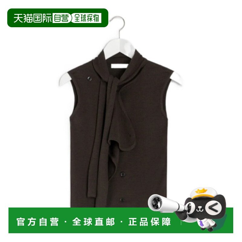 1h可退 香港直邮Lemaire 不对称无袖开衫 TO1485LK087