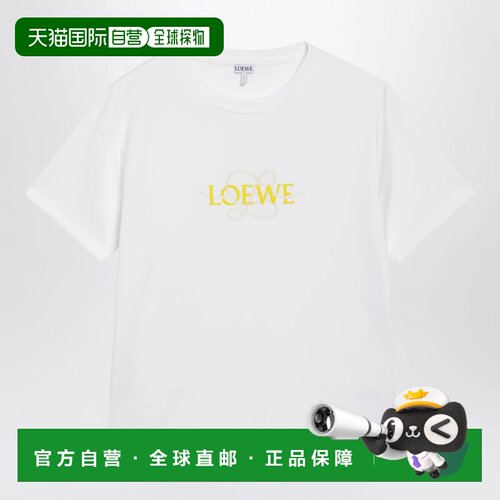 香港直邮LOEWE 女士T恤 S359Y22XAVCO2100 AW2026 白色 White cot