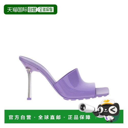 1h可退 【99新未使用】香港直邮Bottega Veneta 徽标高跟凉鞋 708