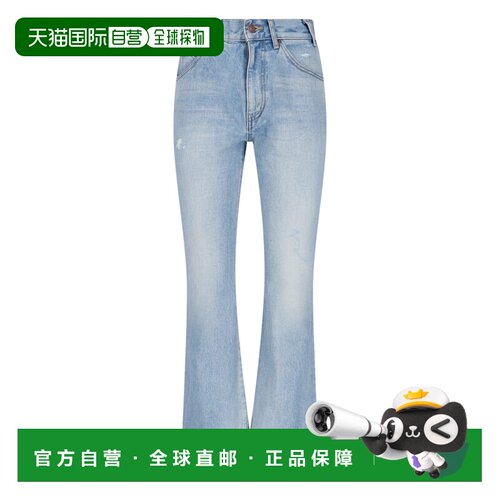 1h可退 香港直邮Celine 思琳 女士 腰带环牛仔裤 2N423789D新款