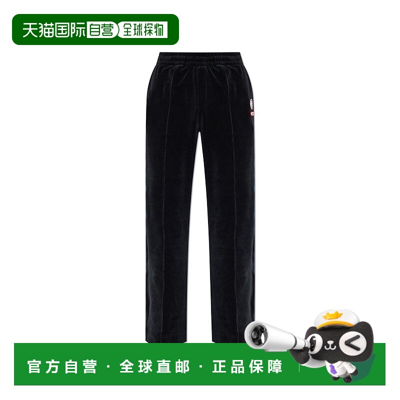 1h可退 香港直邮Casablanca 男士 卡薩布蘭卡標誌貼片運動褲 MAW2