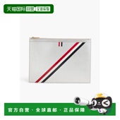 男士 1h可退 条纹织纹皮革公文包 汤姆 布朗 香港直邮Thom Browne