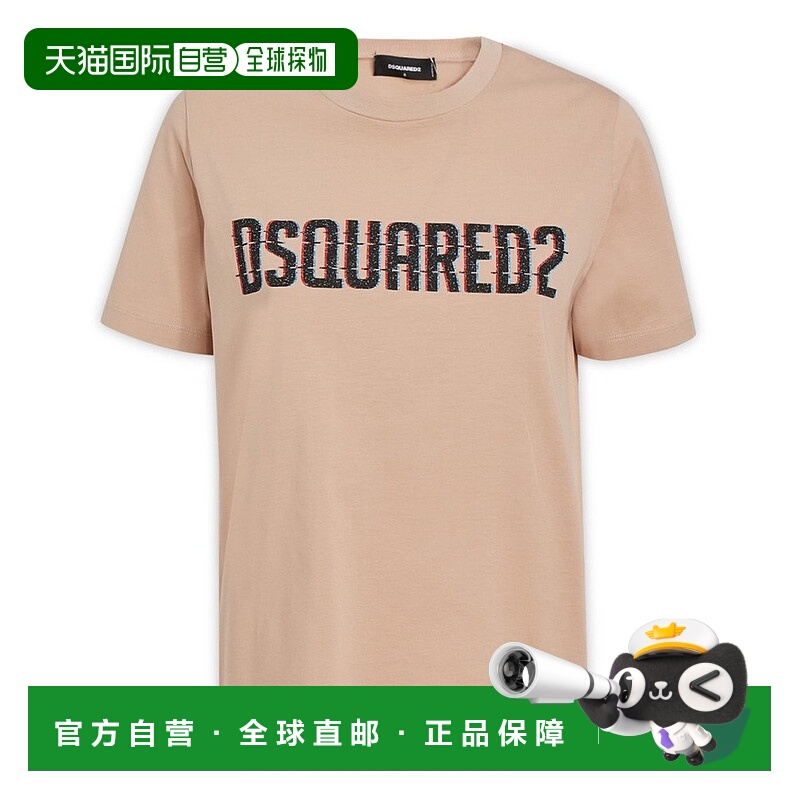 香港直邮Dsquared2 二次方 女士 短袖T恤 S75GD0356S23009