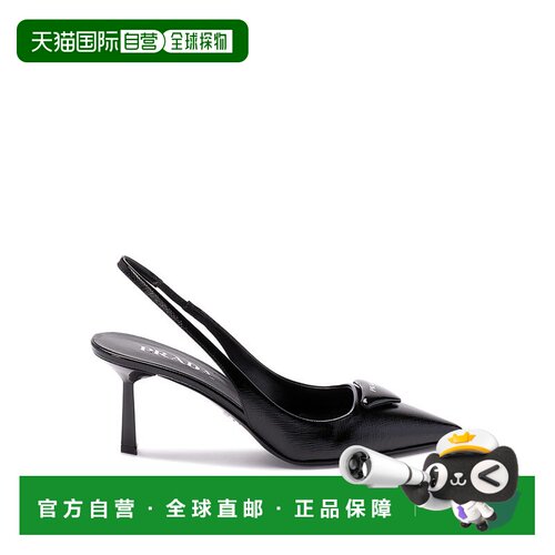 香港直邮PRADA 女士高跟鞋 1I901M3A9SFDD75F0002BLACK AW2024