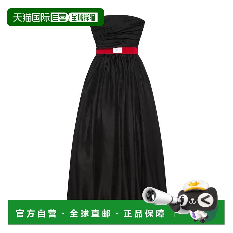 香港直邮Givenchy 长款露肩欧根纱晚礼服 BW22FD1636
