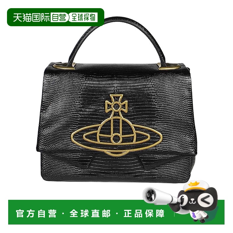 香港直邮Vivienne Westwood 徽标单肩包 4101005SUL004FPU