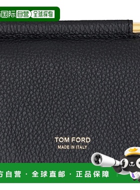 1h可退 香港直邮Tom Ford 汤姆 福特 男士 黑色 Soft Grain Leath