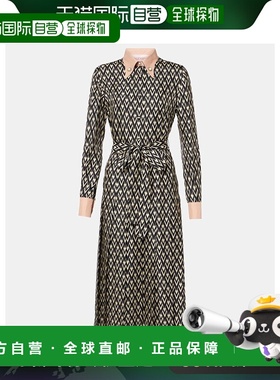 1h可退 香港直邮Valentino 华伦天奴 女士 Toute La V领真丝斜纹