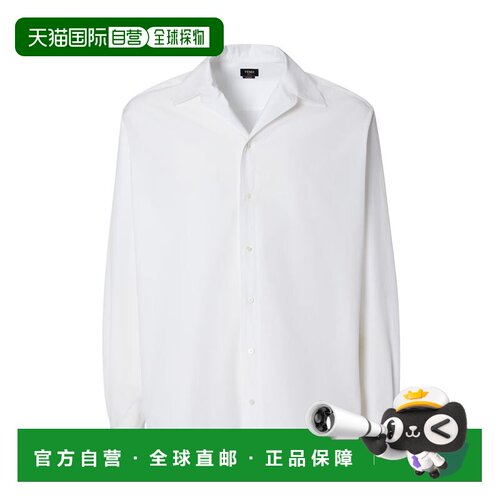 香港直邮Fendi 芬迪 男士 全棉衬衫 FS1355AYX5 white白色 舒适时