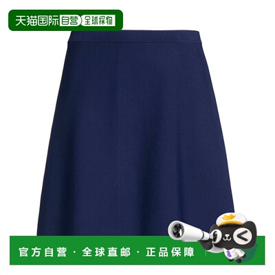 1h可退 香港直邮THEORY 希尔瑞 女士 迷你半身裙 blue蓝色 舒适时