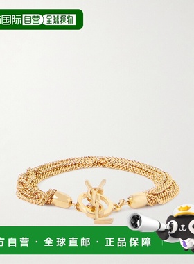 香港直邮Saint Laurent 圣罗兰 女士 CASSANDRE 金属链条手链 823