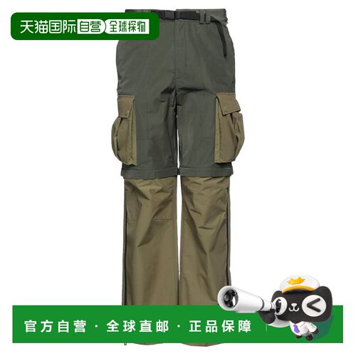 香港直邮Moncler 盟可睐 男士 休闲长裤 green绿色 舒适时尚