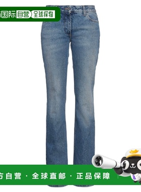 香港直邮off-white 女士 牛仔长裤 blue蓝色 舒适时尚