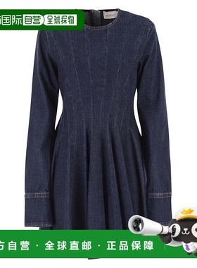 1h可退 香港直邮Sportmax 斯宝麦斯 女士 AEREO 迷你牛仔连衣裙 2