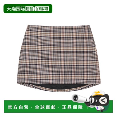 香港直邮Anine Bing 女士半身裙 A0412299CHK01 AW2支付后1h可退