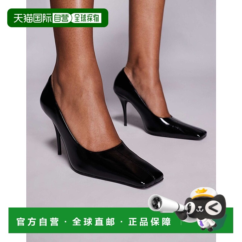 1h可退 香港直邮ASOS 女士 Phillipa chisel 设计鞋头浅口鞋(黑色