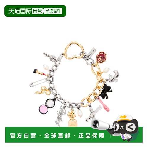 香港直邮Marc Jacobs 马克 雅可布 女士 BIJOUX 银色金色吊饰手链