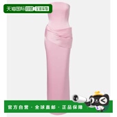 crêpe 女士 垂褶缎面抹胸礼服 PERRY 香港直邮ALEX