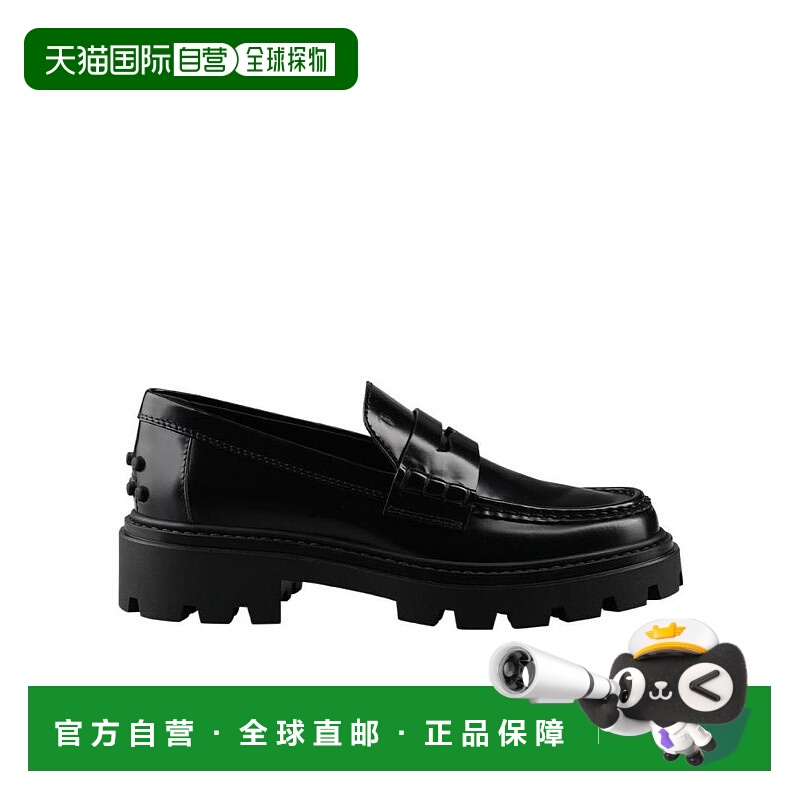 香港直邮Tod's 圆头乐福鞋一脚蹬松糕鞋皮鞋 XXW08J0GF60SHA