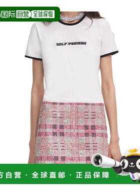 香港直邮Self-Portrait 刺绣标志短袖T恤 PF25109T