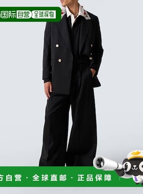 1h可退 香港直邮Simone Rocha 蒙娜 罗莎 男士 精饰双排扣西装外