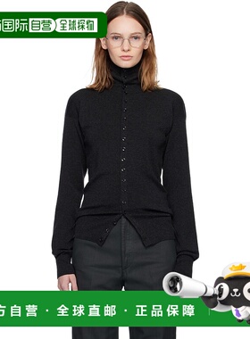 1h可退 香港直邮Lemaire 女士 灰色 Buttoned Fitted 开衫 TO1431