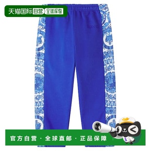 香港直邮versace 童装 男童 棉质运动裤 blue蓝色 Barocco 1h可退