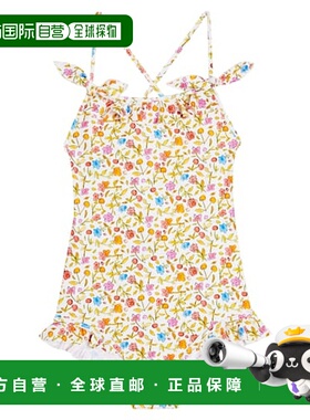 1h可退 香港直邮Bonpoint 女童 Abbie 花朵泳衣童装 colorful花色