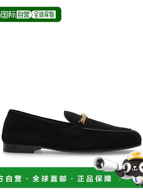 香港直邮Versace 圆头乐福鞋 一范思哲10198791A14489单鞋脚蹬