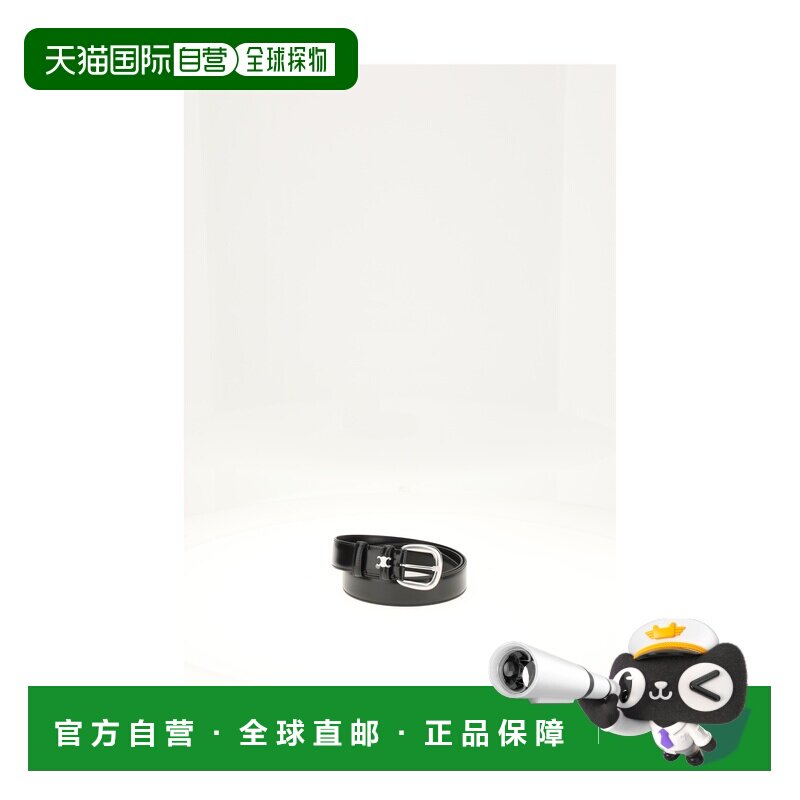 1h可退 香港直邮Celine 思琳 男士 3CM 薇薇安皮带 B10CQ3A01