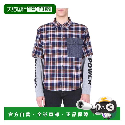 1h可退 欧洲直邮DSQUARED2 男士衬衫 S71DM0428S53169001F AW2020