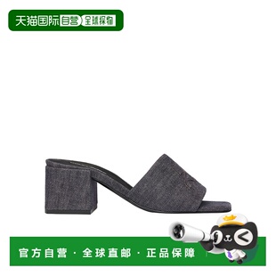 香港直邮Courreges 方头高跟凉鞋 SSD027DE0036厚底单鞋