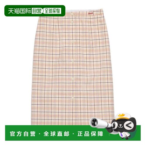 香港直邮PRADA 女士半身裙 P122IR171CSOOOF028YNUDENEUTRALS