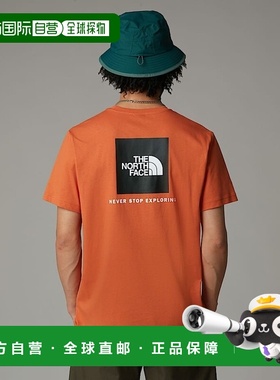 自营欧洲直邮北面Redbox 男士T恤TheNorthFace新款