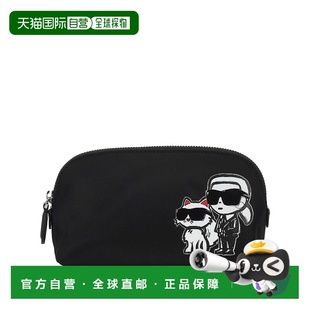 卡尔 Lagerfeld 拉格斐 女士 1h可退 徽标手拿包 香港直邮Karl