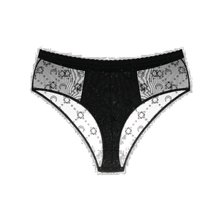 香港直邮Marine Serre 徽标网布三角内裤 WUW0540005性感三角裤