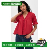 香港直邮SEA red红色 海洋 Imogen 1h可退 上衣 女士 硬质短袖 舒