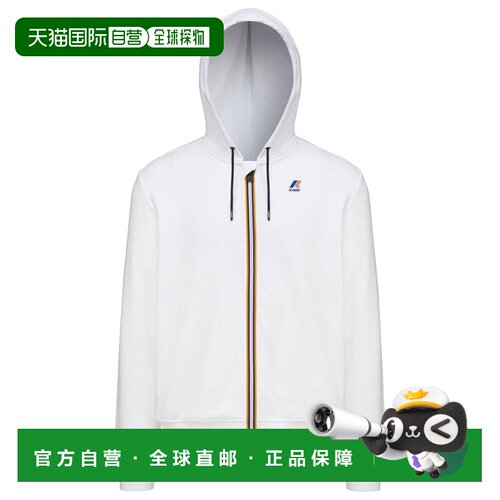 欧洲直邮K-WAY 男士卫衣 K4115ZW001 SS2023 白色【付后1h可退】