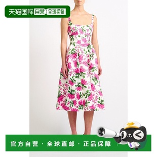 1h可退 香港直邮EMILIA WICKSTEAD 女士 Madeline 花朵中长连衣裙