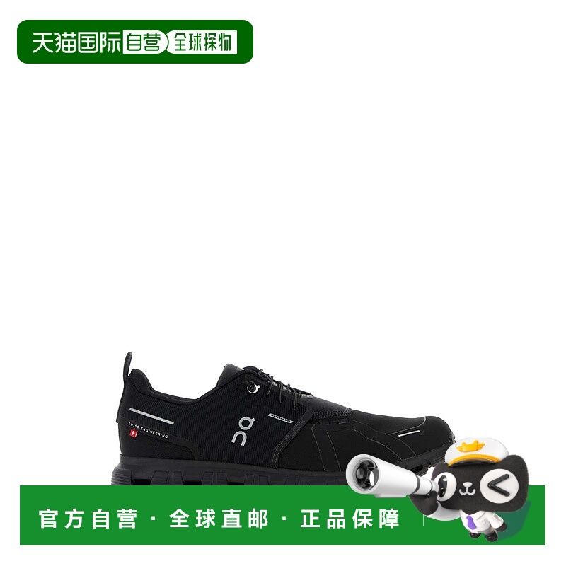 香港直邮On 男士 Cloud 6 WP 黑色布织运动鞋 3MF10061043BLACKBL